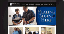 Desktop Screenshot of mysterlingchiropractic.com